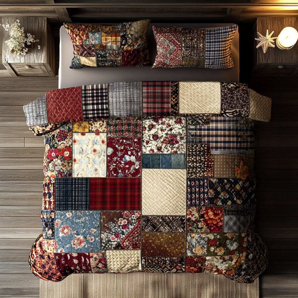 Vintage Patchwork WJ1305020CL Duvet Cover Set