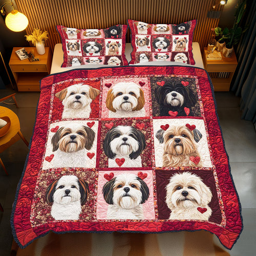 Valentine Cute Shih Tzu WP1112052CL Duvet Cover Set