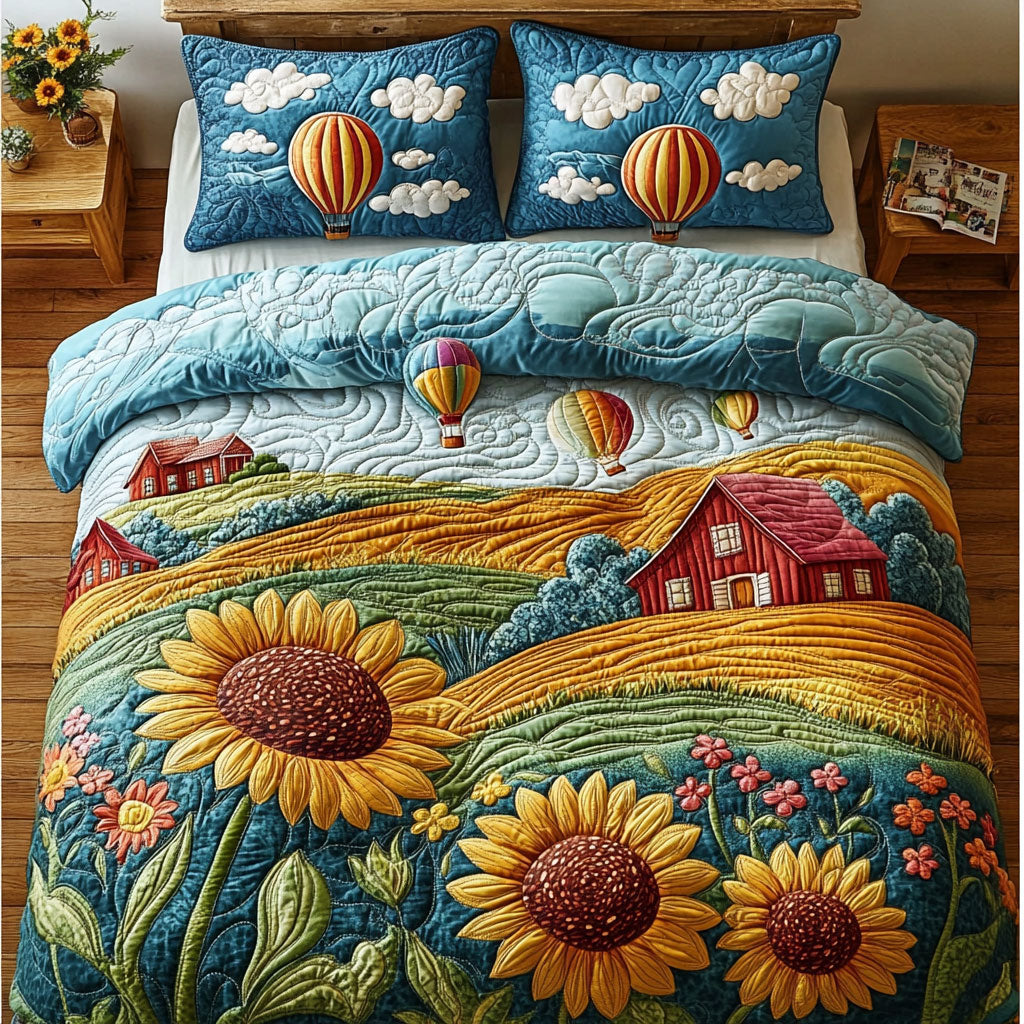 Golden Hillside Dreams WX0407029CL Duvet Cover Set