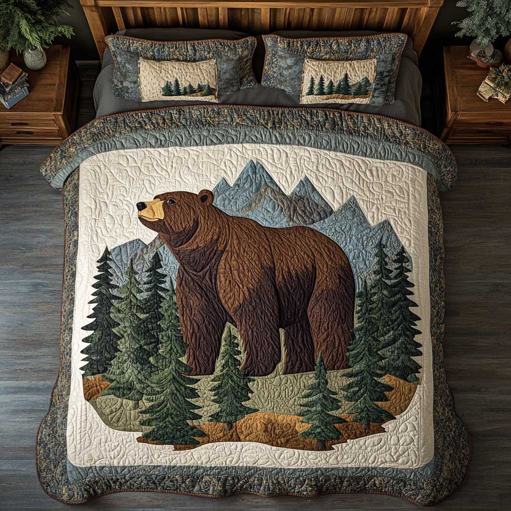 Bear Forest WP0201008CL Duvet Cover Set