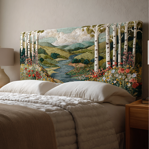 Serene Meadow XR2312025CL Quilted Headboard Slipcover