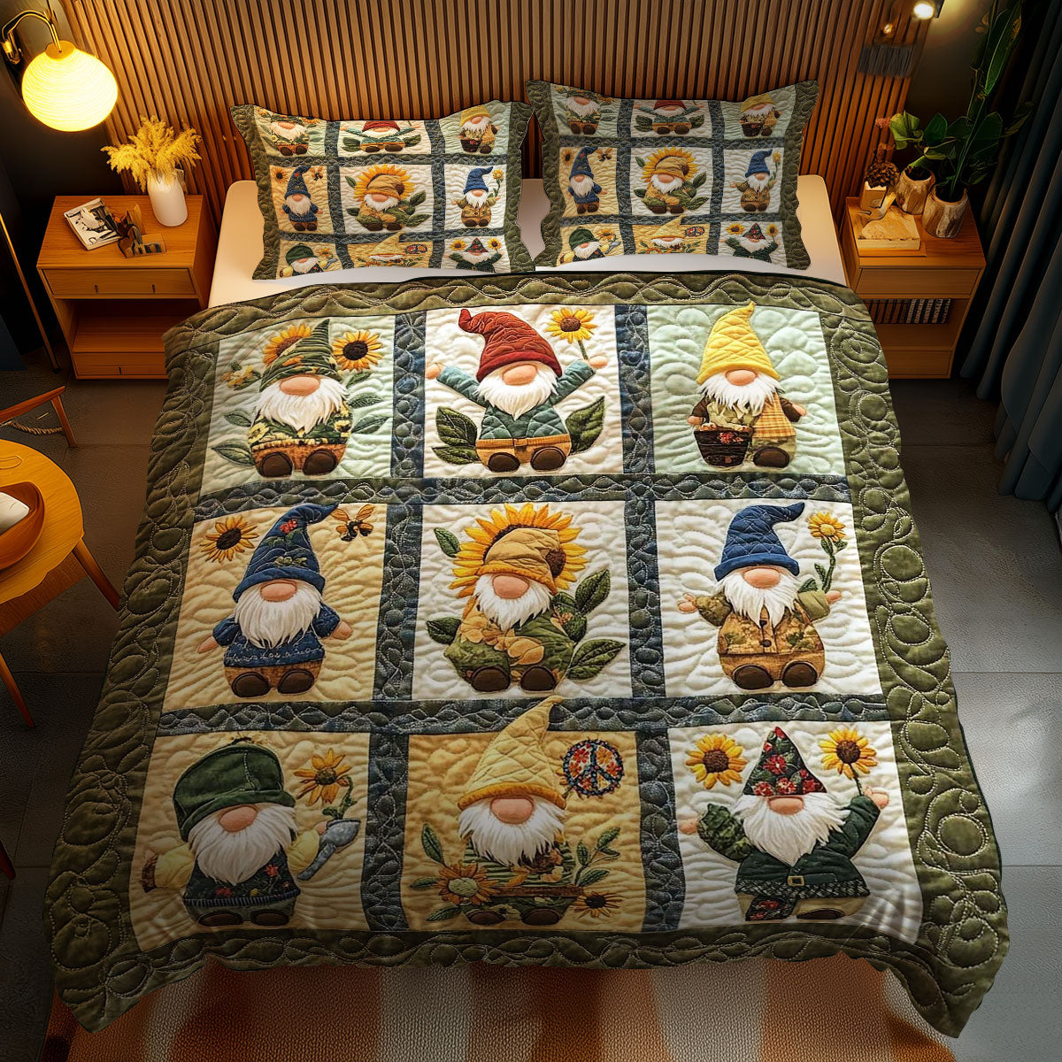 Blooming Gnome WN1911005CL Duvet Cover Set