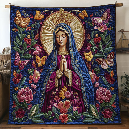 Crowned Virgin Mary WN1505009CL Quilt