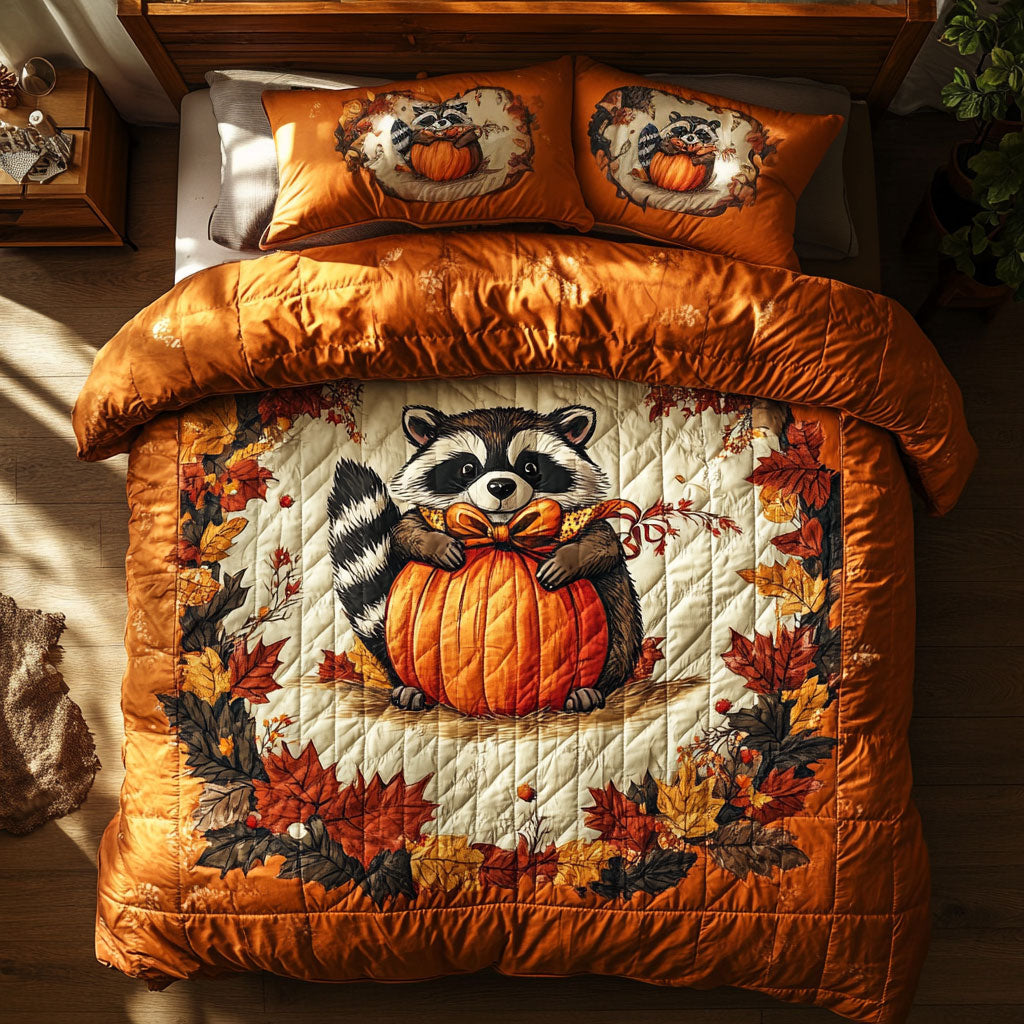 Cozy Critters Raccoon WY2608037CL Duvet Cover Set