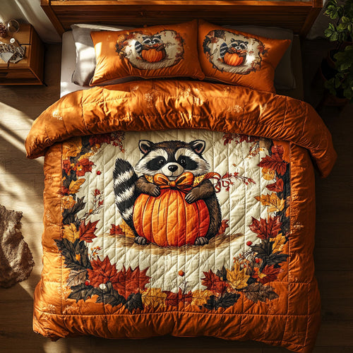 Cozy Critters Raccoon WY2608037CL Duvet Cover Set