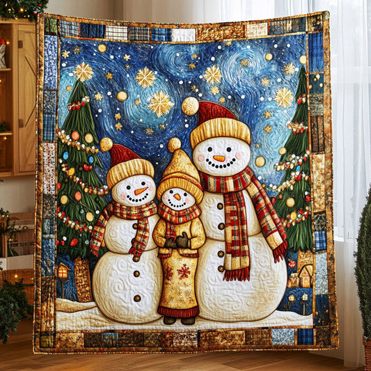 Frozen Sky Snowman WN0511042CL Quilt