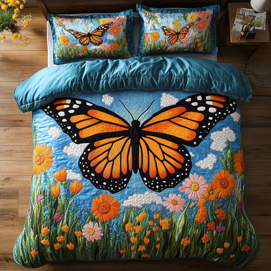 Butterfly Flower Garden WJ0904015CL Duvet Cover Set