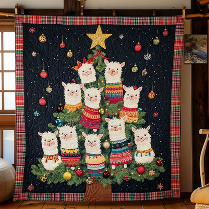 Merry Llama Christmas WN1711060CL Quilt