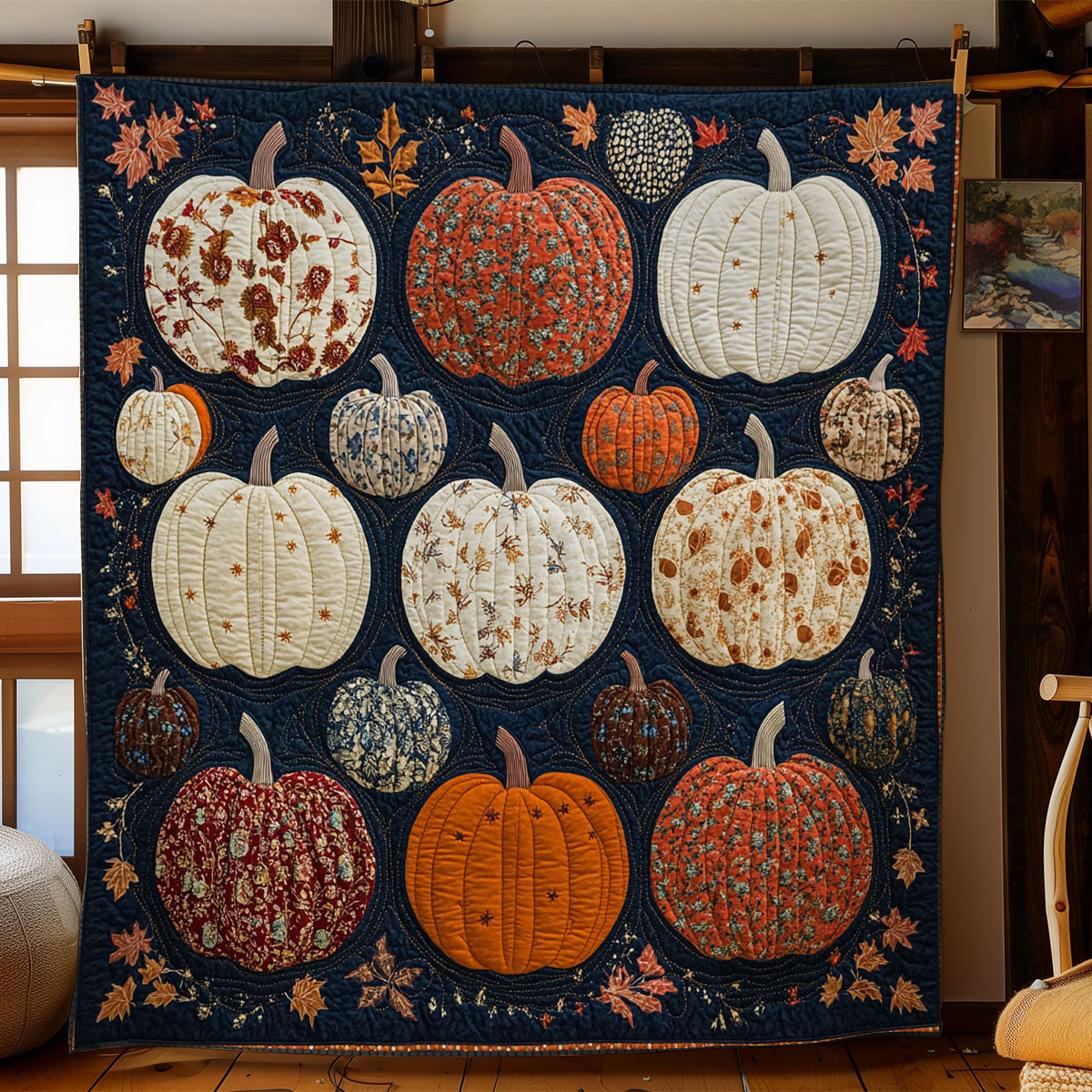 Pumpkin Dance WN2307055CL Quilt