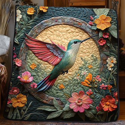 Stunning Hummingbird WJ2104015CL Quilt