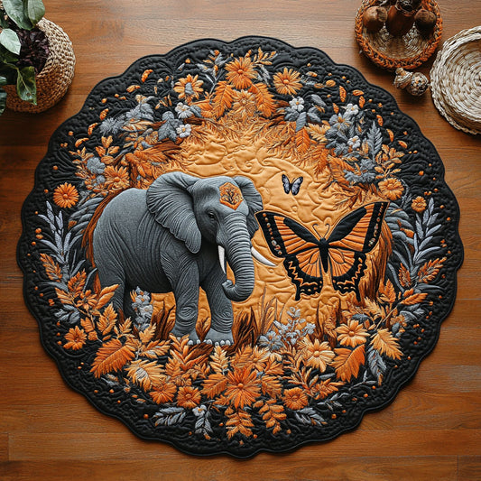 Wild Autumn WY0107060CL Quilted Round Mat