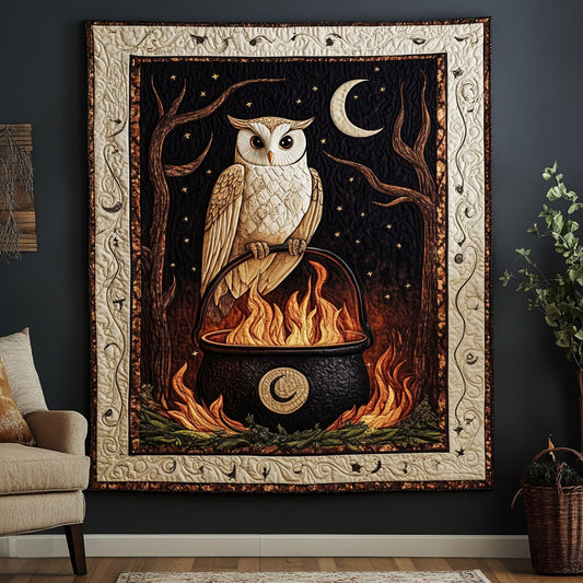 Owl And Mystic Flame DH2309023CL Quilt