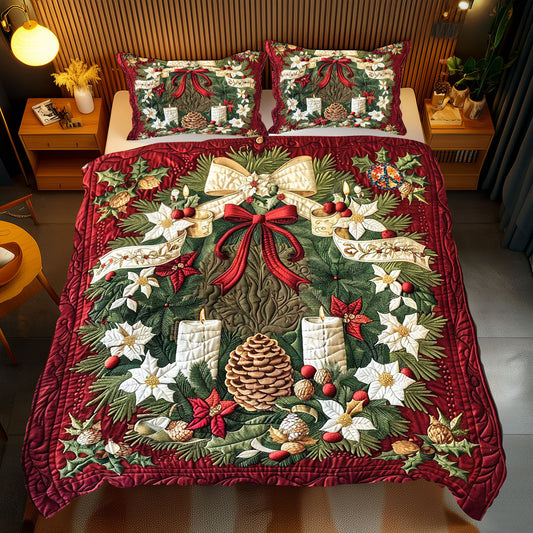 Christmas Wreath Decoration WP2211013CL Duvet Cover Set