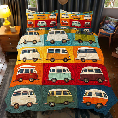 Vintage Camper Van WJ0512049CL Duvet Cover Set