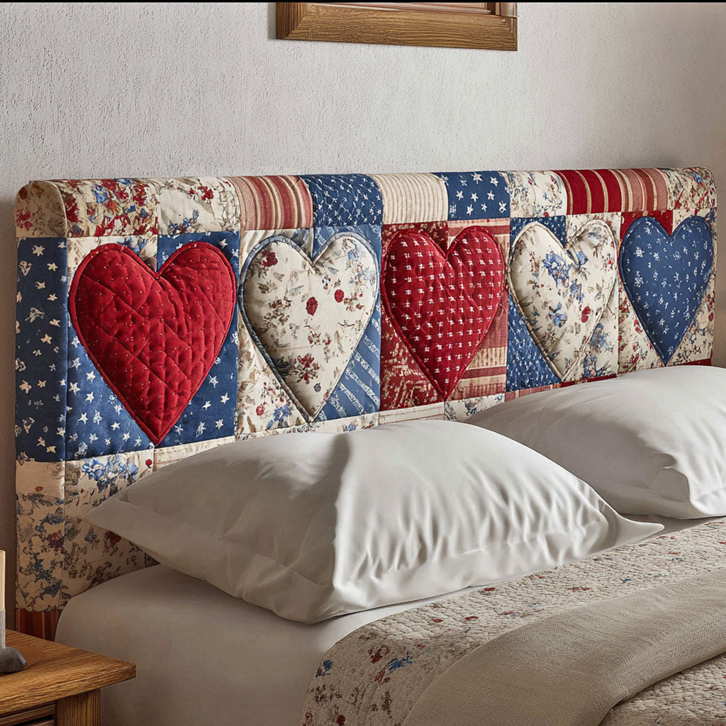 Timeless Hearts CP0501087CL Quilted Headboard Slipcover