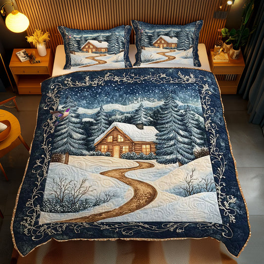 Christmas Wood House WP2811041CL Duvet Cover Set