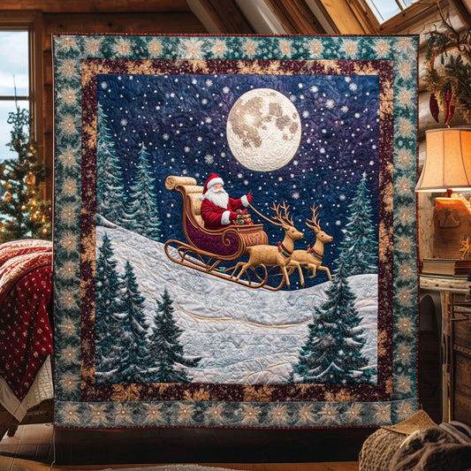 Santa Frozen Sky WN0210053CL Quilt