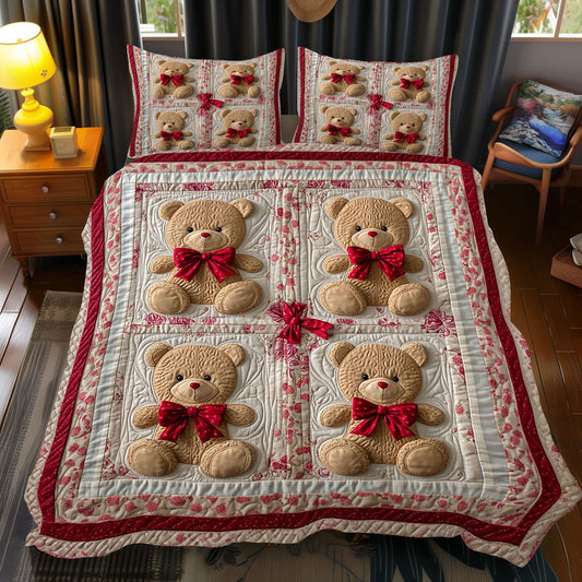 Lovely Teddy Bear WJ1012049CL Duvet Cover Set