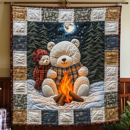 Cute Bear Forest WP2312010CL Quilt