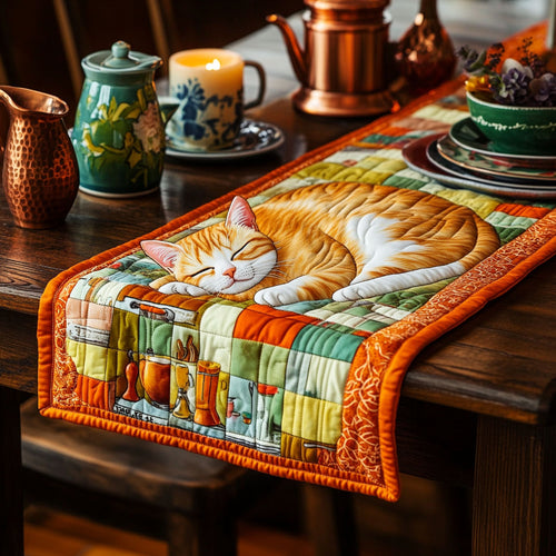 Cat Nap CM1505002CL Quilted Table Runner