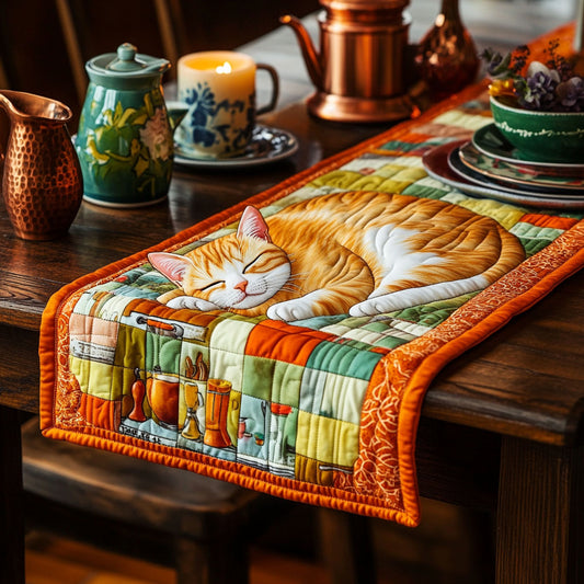 Cat Nap CM1505002CL Quilted Table Runner