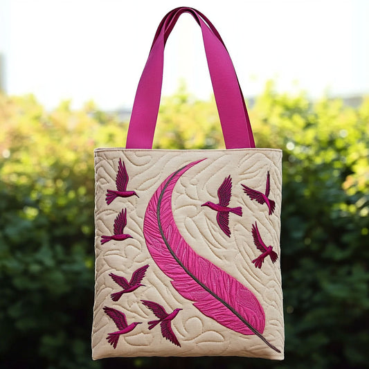 Feather Bloom WN2909020CL Quilted Tote Bag
