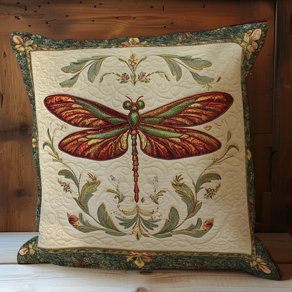 Dragonfly Abstract In Garden WY0602075CL Quilt Pillow Case