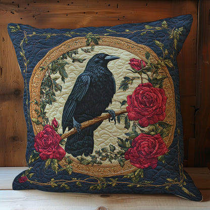 Mystic Crow In Garden WY0402086CL Quilt Pillow Case
