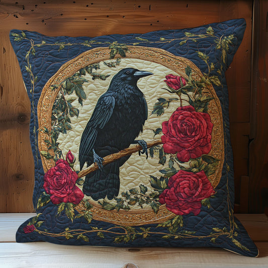 Mystic Crow In Garden WY0402086CL Quilt Pillow Case