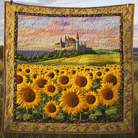 Sunflowers In The Foreground LT2409024CL Quilt