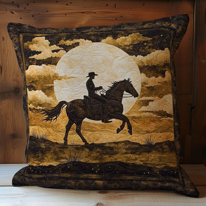 Cowboy In Night Desert WY2401005CL Quilt Pillow Case