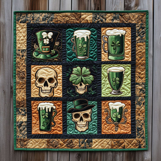 Drunk Skull WN2608025CL Quilt