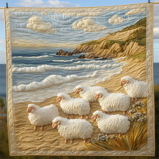 Sheep By The Beach LT1609020CL Quilt