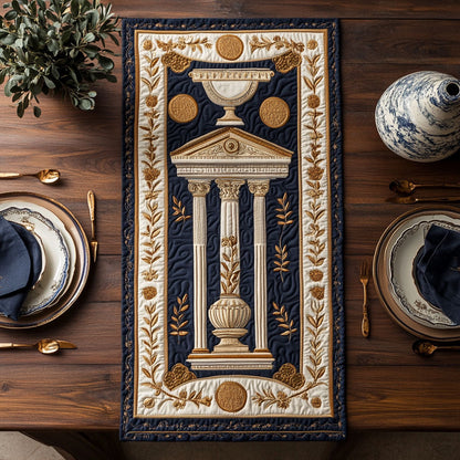 Hellenic Grace CP1606003CL Quilted Table Runner