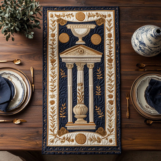 Hellenic Grace CP1606003CL Quilted Table Runner