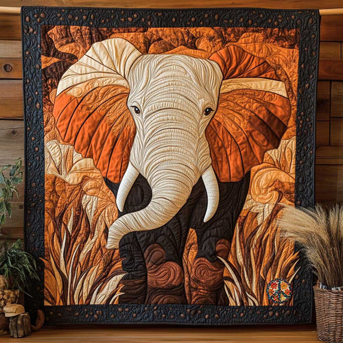 Rustic Elephant WN3010032CL Quilt