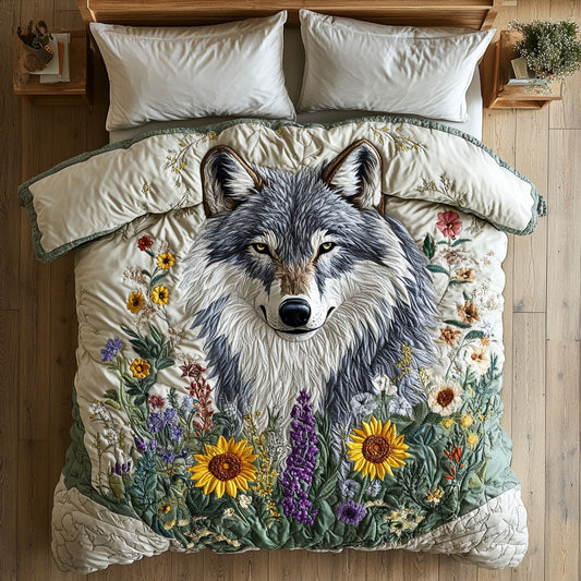 Floral Wolf CW0409023CL Duvet Cover Set
