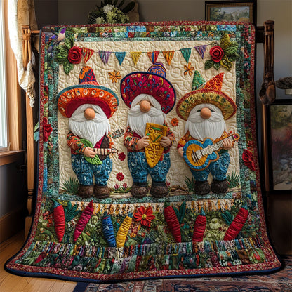 Fiesta Trio Gnomes WN2312049CL Quilt