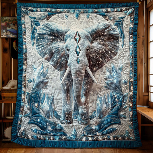 Frost Elephant WY3012013CL Quilt