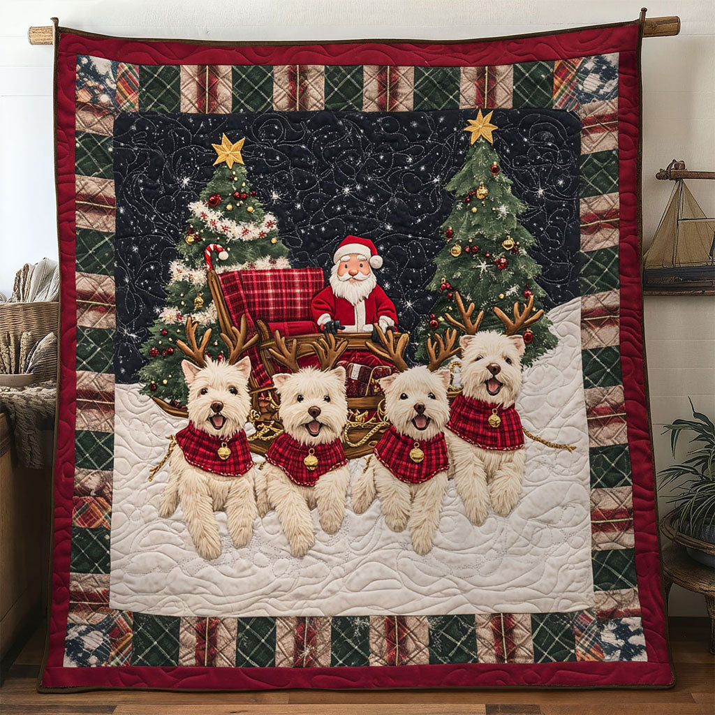 Terrier Christmas Cheer WN1211108CL Quilt