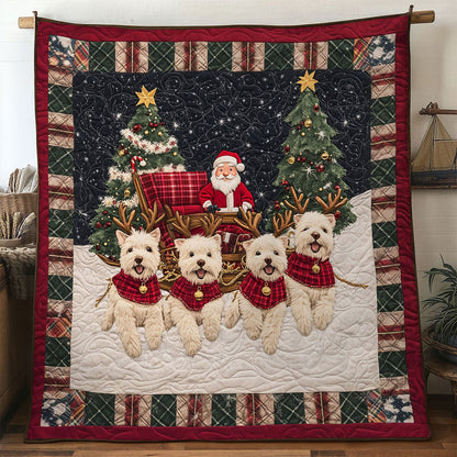 Terrier Christmas Cheer WN1211108CL Quilt