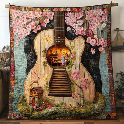 Guitar Bloom Sanctuary WN0412032CL Quilt