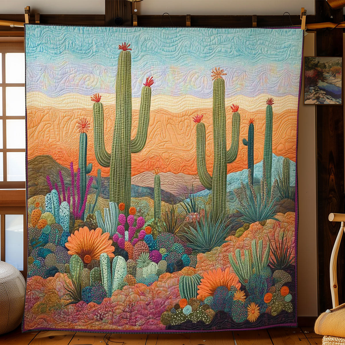 Cactus Whisper WN2503017CL Quilt
