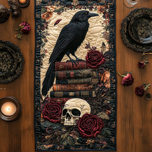 Crimson Raven CW0901093CL Quilted Table Runner