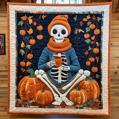 Pumpkin Bones CP2708016CL Quilt