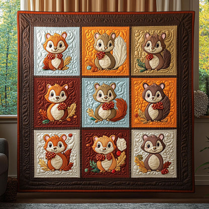 Squirrel Parade DH2309011CL Quilt