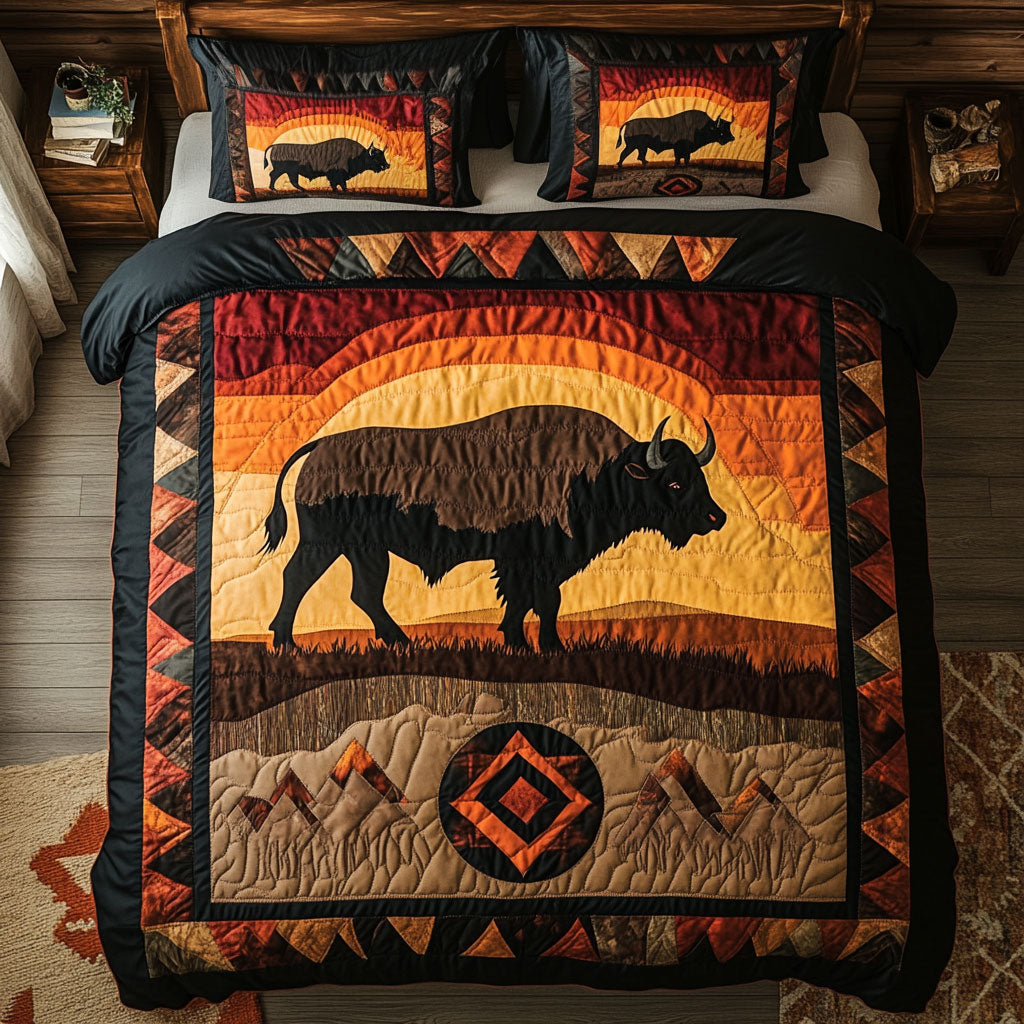 Tribal Bull CP2306023CL Duvet Cover Set