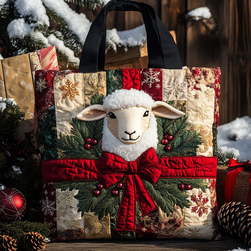 Redeemed Light Sheep WN3010052CL Quilted Tote Bag