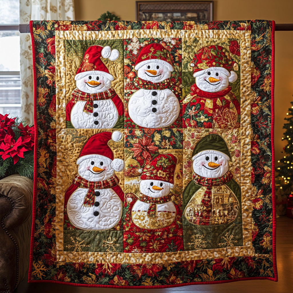 Merry Snowman Parade WN0508021CL Quilt