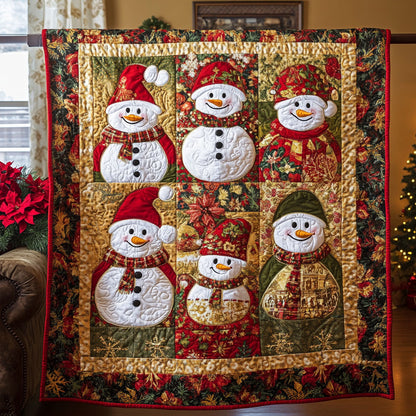Merry Snowman Parade WN0508021CL Quilt